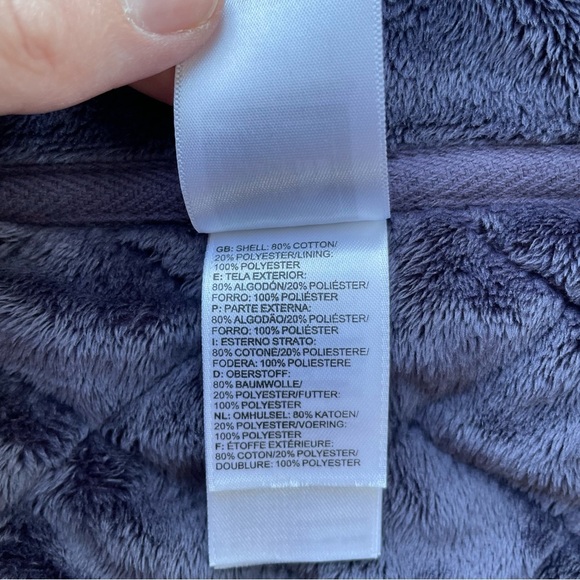 The North Face Caroluna Quilted Fleece Full Zip Jacket Purple Women's Medium - Picture 8 of 9